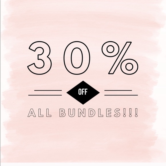 Other - 30% off all 2+ bundles! 😊